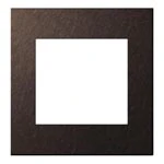 WNS9650A SO-STYLEエクストラメタルプレート(2連接穴用)(バイブレーション仕上げ)(ブラウン)