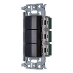 WNSS50222B SO-STYLE埋込スイッチセット(スイッチC×3)(マットブラック)