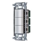 WNSS50422W SO-STYLE埋込スイッチセット(スイッチE、C×2)(マットホワイト)