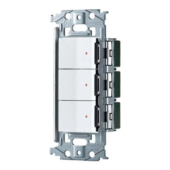 WNSS51888W SO-STYLE埋込スイッチセット(パイロットスイッチC0.5A×3)(マットホワイト)
