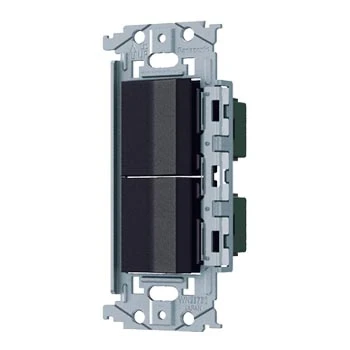 WNSS52492B SO-STYLE埋込ロングハンドルスイッチセット(スイッチE、C)(マットブラック)