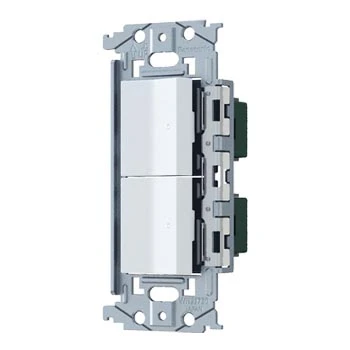 WNSS53595W SO-STYLE埋込ロングハンドルスイッチセット(ほたるスイッチC×2)(マットホワイト)