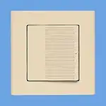 WT8071F コスモシリーズワイド21 ミニプレート(スクエア)(取付枠付)(ベージュ)