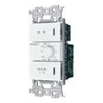 WTA539169W アドバンスシリーズ 埋込 電子 浴室換気スイッチ ほたるスイッチB、12時間タイマ 約10秒-12時間可変形 マットホワイト