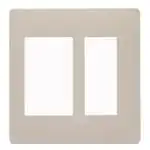 WTA7312FK アドバンスシリーズ 簡易耐火スイッチ＋コンセントプレート(2連用)(マットベージュ)