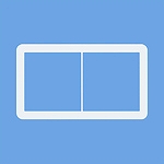 WTC7124W コスモシリーズワイド21 スイッチプレート(2連接穴×2)(ホワイト)