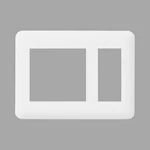 WTF7503F コスモシリーズワイド21コンセントプレート(3連用)(2連接穴＋3コ用)(ラウンド)(ベージュ)