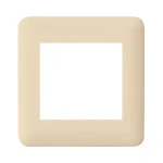 WTF7570F コスモシリーズワイド21簡易耐火コンセントプレート(2連接穴用)(ベージュ)