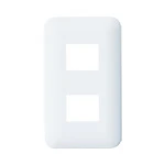 WTF7702W コスモシリーズワイド21簡易耐火コンセントプレート(2コ用)(ホワイト)