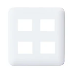 WTF7704W コスモシリーズワイド21簡易耐火コンセントプレート(4コ用)(ホワイト)