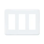 WTF7709W コスモシリーズワイド21簡易耐火コンセントプレート(9コ用)(ホワイト)