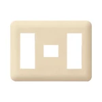 WTF7777F コスモシリーズワイド21簡易耐火コンセントプレート(3コ＋1コ＋3コ用)(ベージュ)