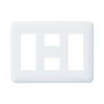 WTF7788W コスモシリーズワイド21簡易耐火コンセントプレート(3コ＋2コ＋3コ用)(ホワイト)