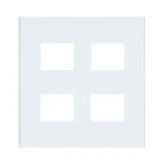 WTF8704W コスモシリーズワイド21簡易耐火用コンセントプレート4コ用(ホワイト)