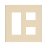 WTF8705F コスモシリーズワイド21簡易耐火用コンセントプレート5コ用(ベージュ)