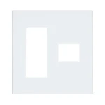 WTF8774W コスモシリーズワイド21簡易耐火用コンセントプレート4コ用(3コ＋1コ用)(ホワイト)