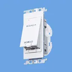 WTH1622W コスモシリーズワイド21埋込光コンセント(SC2心)(ホワイト)