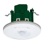 WTK44819 軒下天井取付熱線センサ付自動スイッチ(親器・8Aタイプ・広角検知形)(検知後連続動作時間約10秒-30分可変形)(明るさセンサ付)(AC100V)