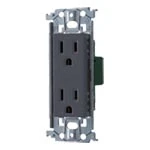 WTL13123MH SO-STYLE 埋込接地ダブルコンセント 金属枠付 マットグレー