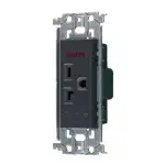 WTL19223H アドバンス 15A・20A兼用埋込接地コンセント(250V)(金属枠付)(グレー)