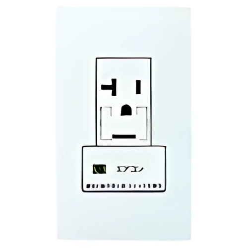 WTL1931739W アドバンスシリーズ エアコン用 埋込スイッチ付コンセント 15A・20A兼用アースターミナル付接地コンセント、「入」「切」表示スイッチB 20A 簡易耐火プレート付 マットホワイト