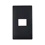 WTL7001BK アドバンスシリーズ コンセントプレート1コ用(マットブラック)