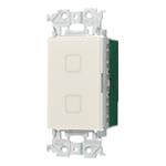 WTY5902FK アドバンスＳタッチスイッチ用ダブル子器(マットベージュ)