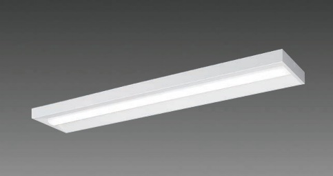 XLX420SELTLE9 ベースライト iDシリーズ 40形 直付型 スリムベース 2500lm 非調光 電球色