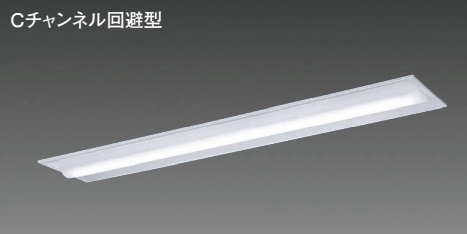 XLX450TENTLE9 ベースライト iDシリーズ 40形 埋込型 下面開放型 W220 Cチャンネル回避型 5200lm 非調光 昼白色