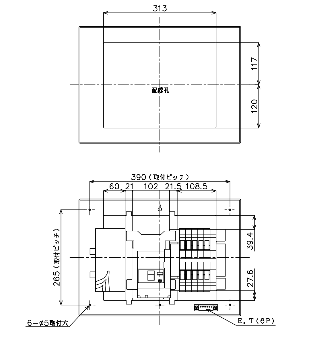 パナソニック BQR36102 住宅分電盤 コスモパネル 標準タイプ リミッタースペース付 10 2 60A 売り切れ必至！
