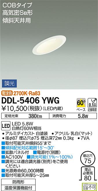 DAIKO | DDL-5406YWGの通販・販売
